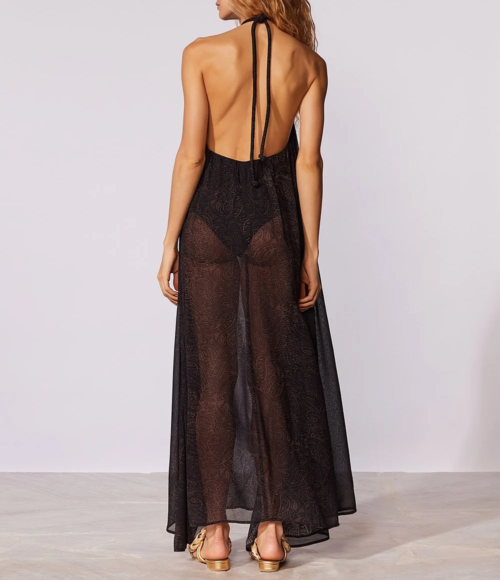 VESTIDO LONGO ALL BLACK CIA MARITIMA - Image 4