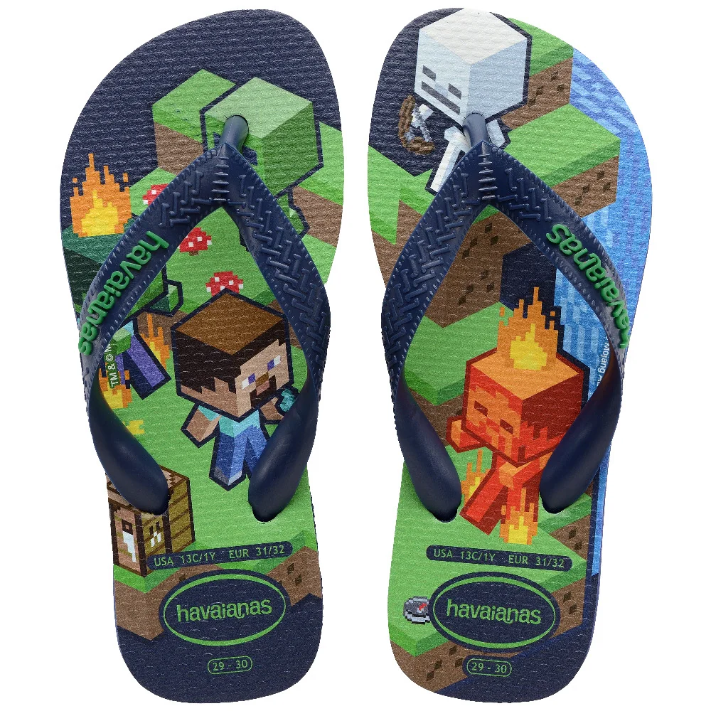 Chinelos Havaianas Kids Top Minecraft