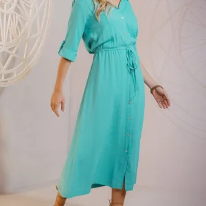 Vestido Lisos Linho Cia Maritima