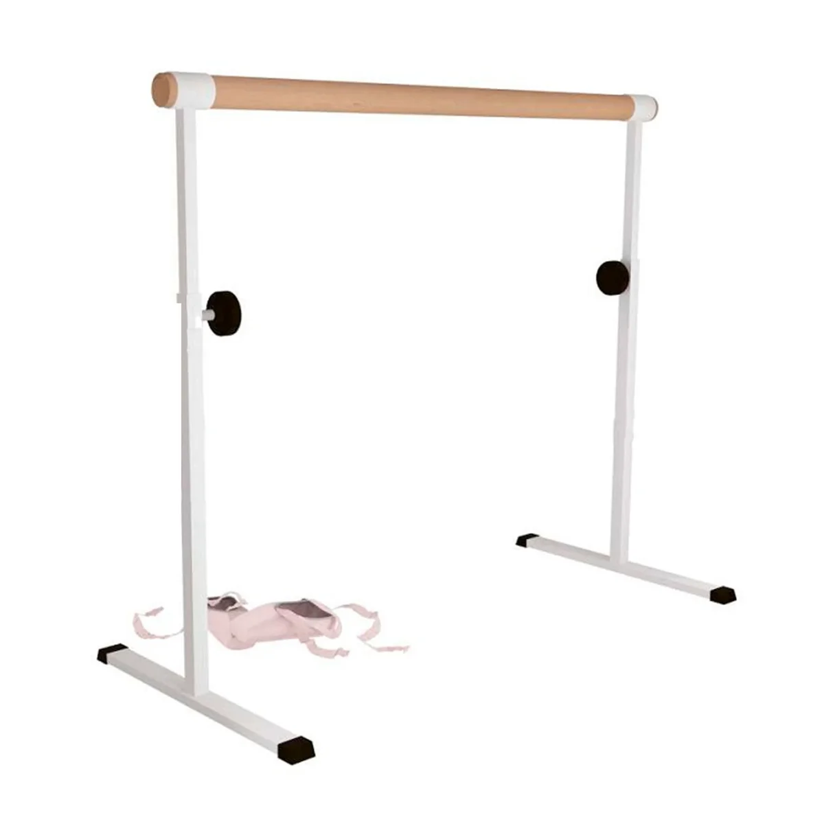 Barra de Ballet Portátil com Altura Regulável ALLEGRO SPEKTR 200*108*56 cm Branco