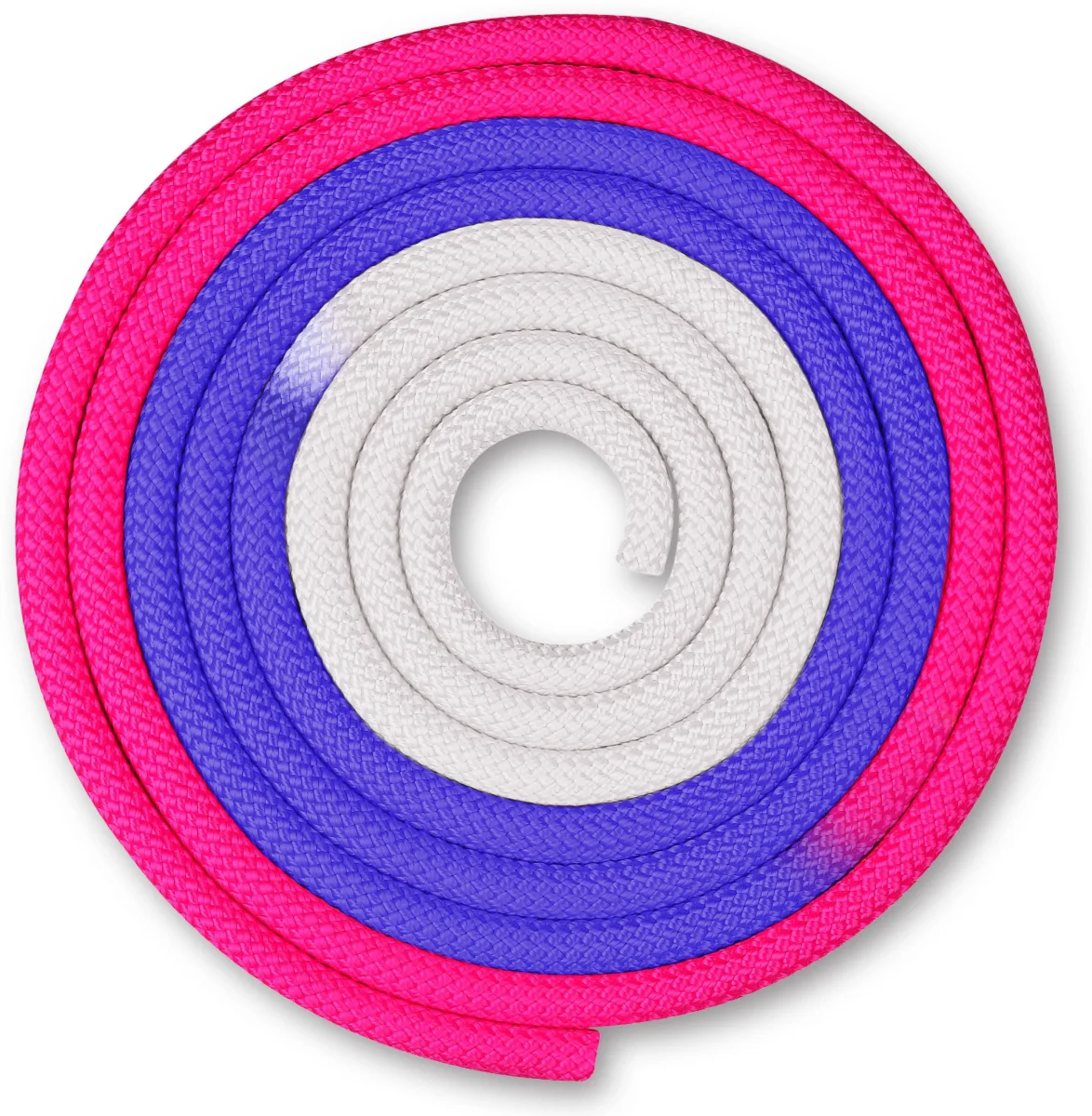 Corda de Ginástica Rítmica Ponderada 165g INDIGO Tricolor 3 m Branco-Roxo-Cyclamen - Image 2