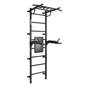Ginásio de Parede para Adultos com Espaldar, Barras Paralelas Dobráveis até 250 kg GRAND 224*79*58 cm