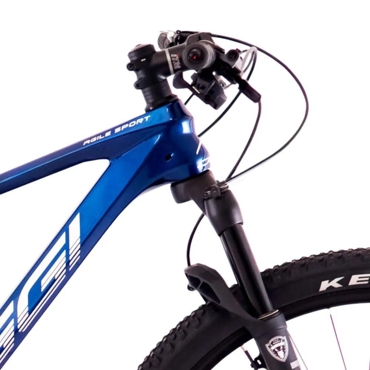 Bicicleta Oggi Agile Sport Carbono Cor Azul-celeste 2023 Tam L - Image 3