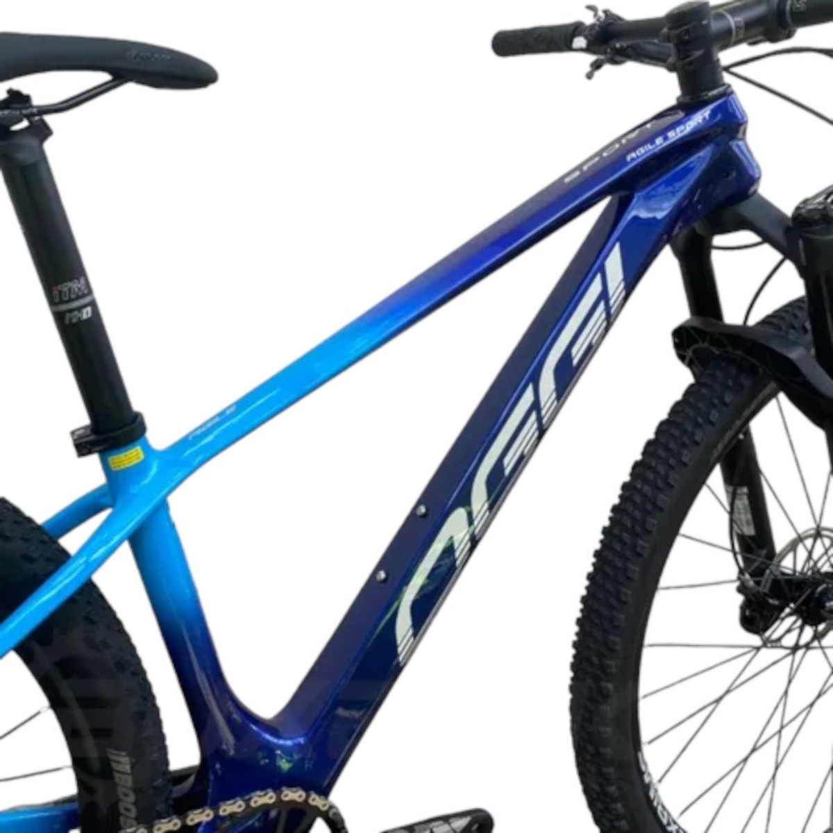 Bicicleta Oggi Agile Sport Carbono Cor Azul-celeste 2023 Tam L - Image 4